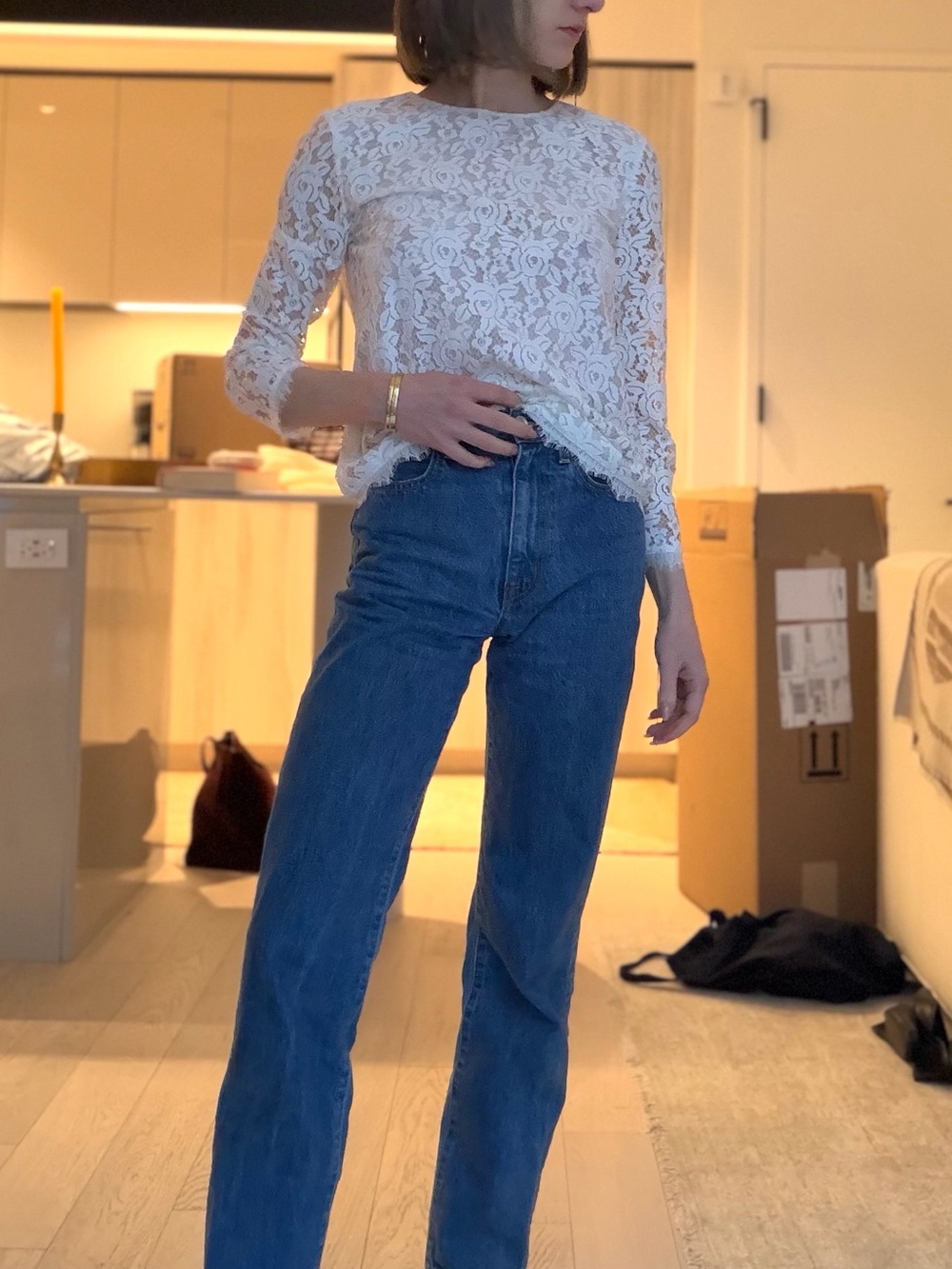 DVF Lace Top